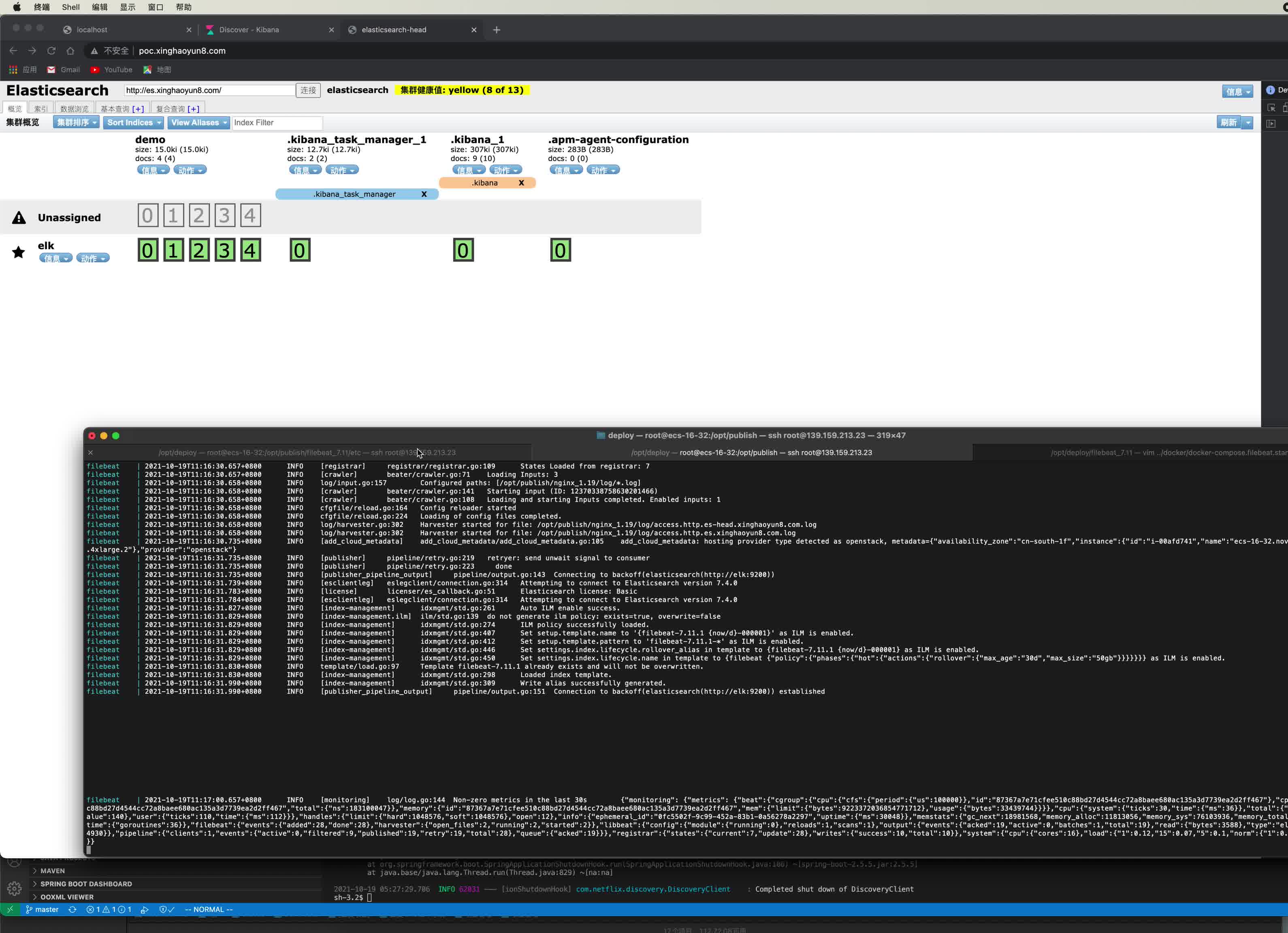 Filebeat将Nginx日志写入Elasticsearch并用Kibana查看演示哔哩哔哩bilibili