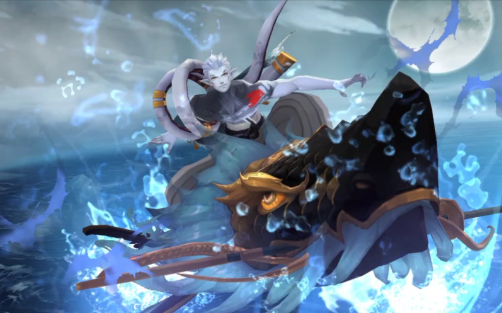 阴阳师骁浪荒川之主召唤动画