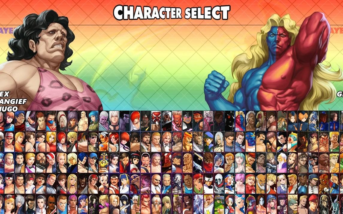 [图]CAPCOM VS SNK EVOLUTION KORE 卡普空摔跤联队 VS 街霸3BOSS吉鲁！！！