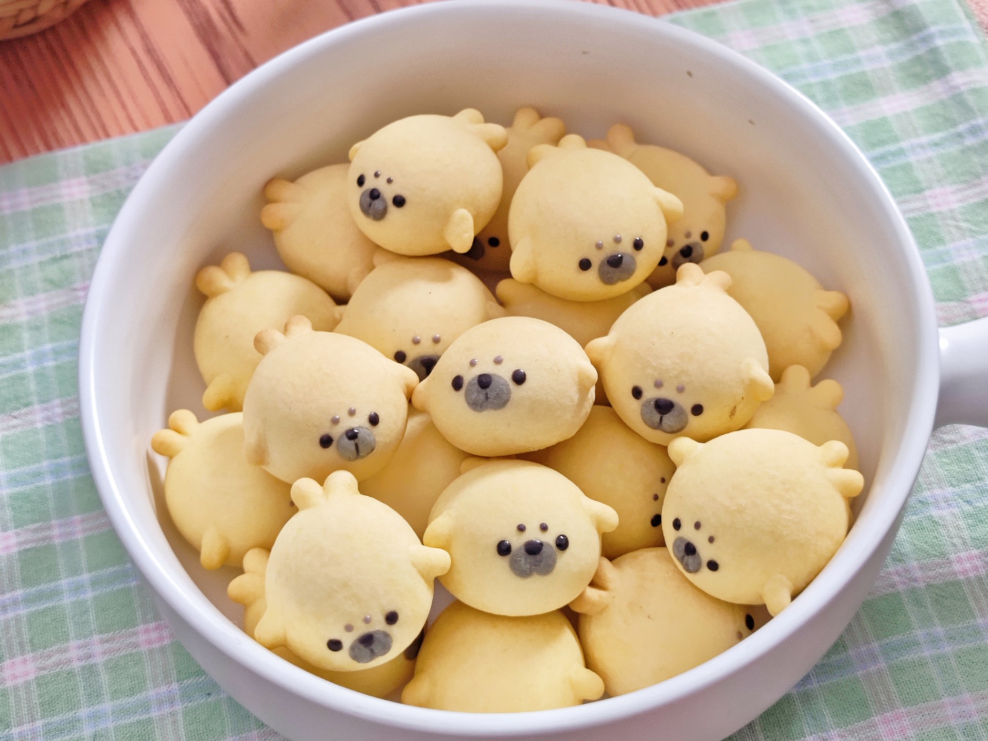 一口一个！小海豹炼乳小饼干