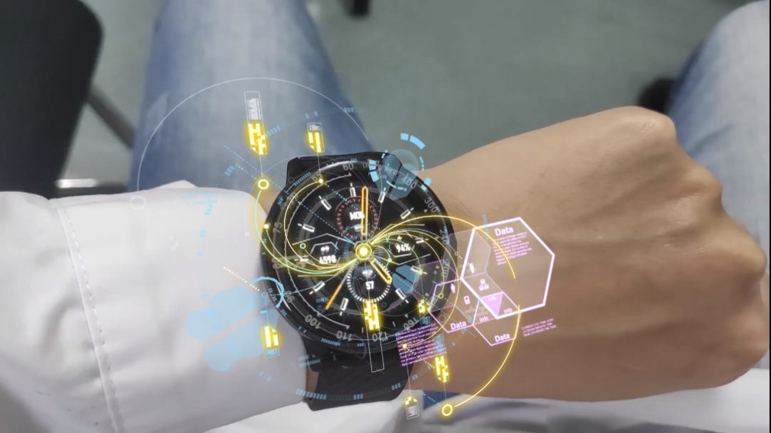 谁不想拥有一个全息投影手表呢[doge]简简单单发个ae学习日记[傲娇]