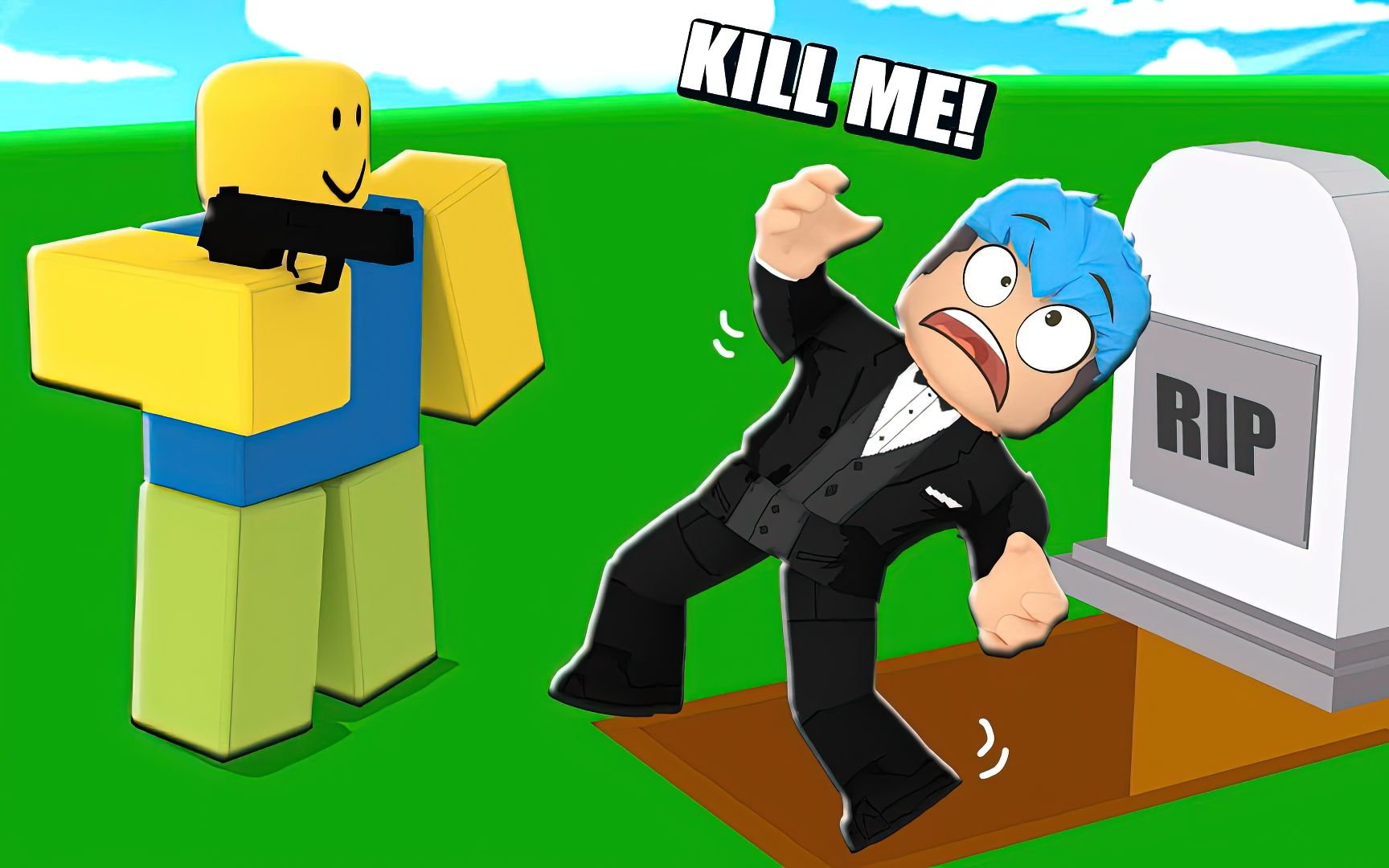 roblox100种死法:自愿在下水管道里臭死?太奇葩了!灰狼