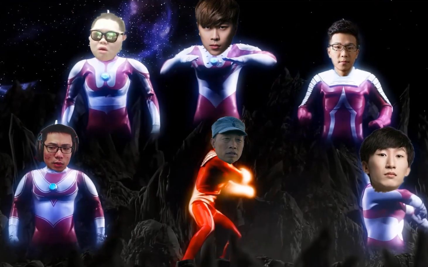 【lol鬼畜全明星系列】lol六兄弟银河格斗!