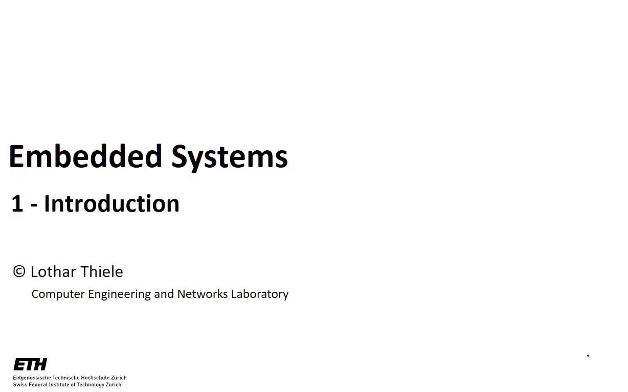 [图]Embedded Systems Spring Semester 2018