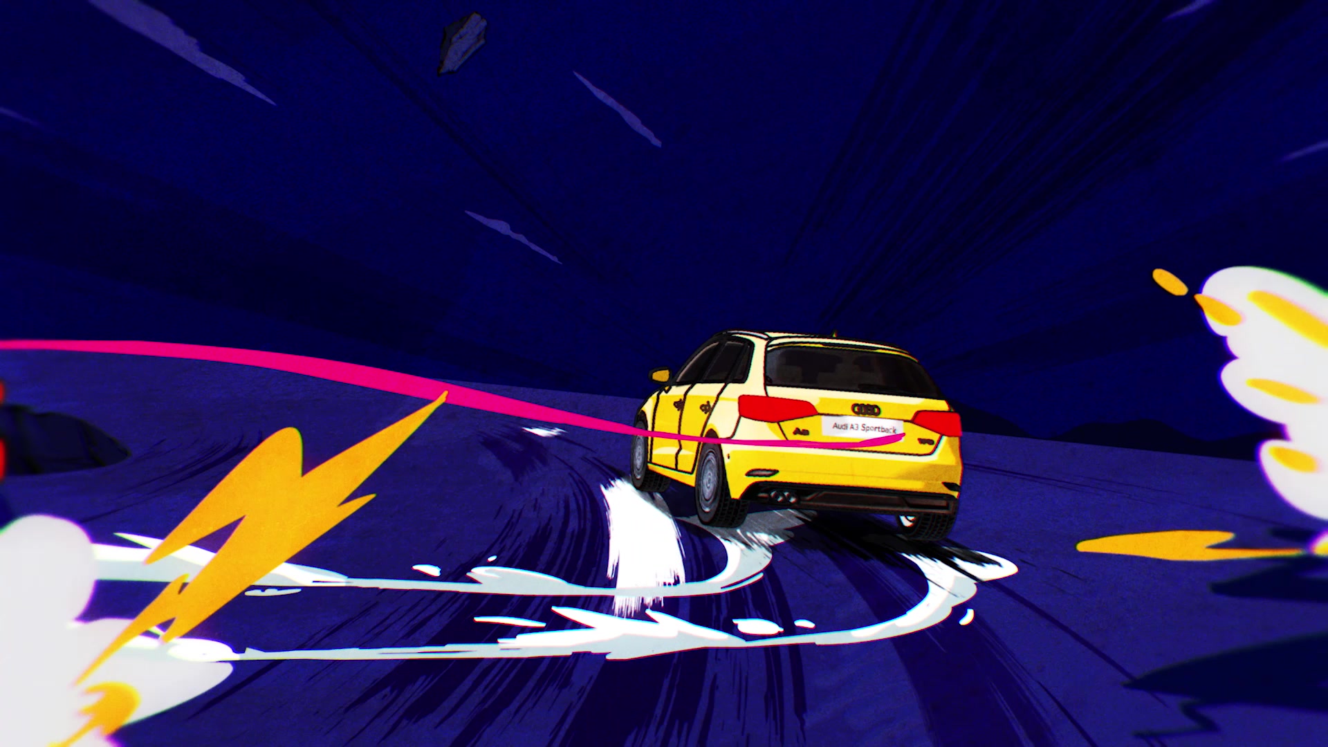 奥迪a3创意动画