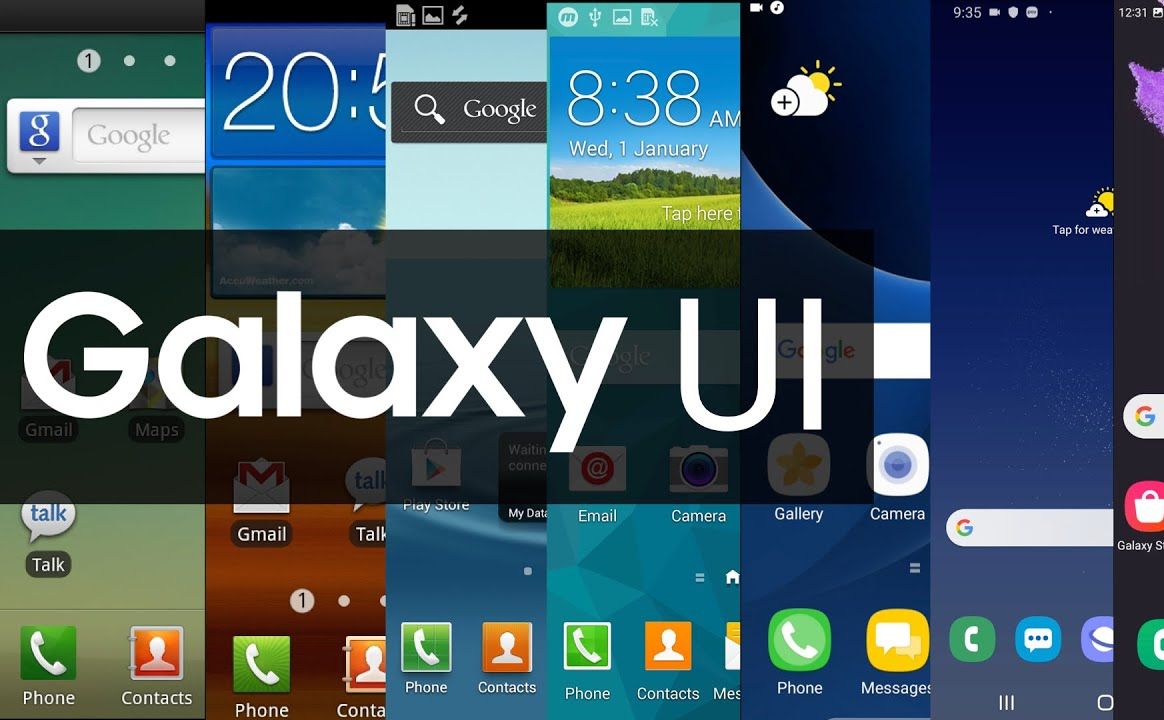 galaxy ui 发展史 (2010 - 今)-bili_49904004234-三星手机图标系列