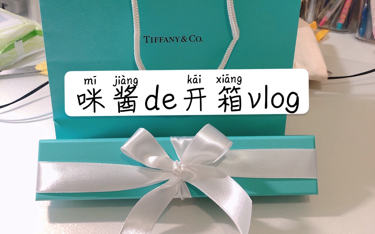 新款tiffany手链开箱vlog+unboxing with me<3 小众款的t系列手链哔哩哔哩bilibili