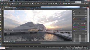 3dmax渲染教程 室外设计外景背景制作技巧 哔哩哔哩 つロ干杯 Bilibili