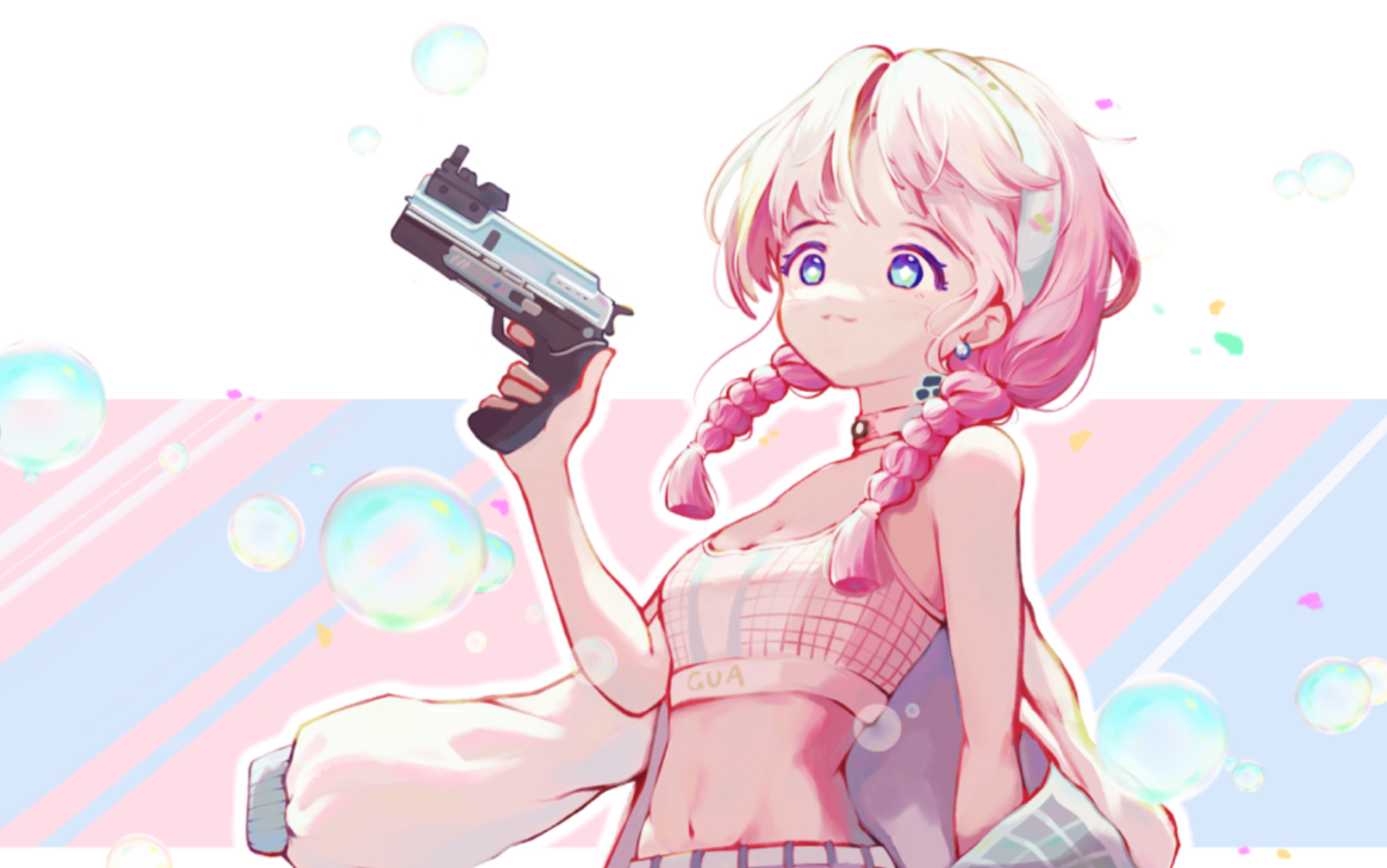 【绘画过程】蓝毒-浅滩律动.她在我的心上疯狂律动!