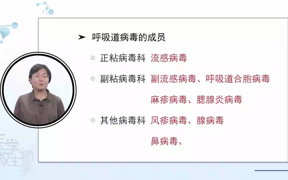 24.1 呼吸道病毒(一)(视频)哔哩哔哩bilibili