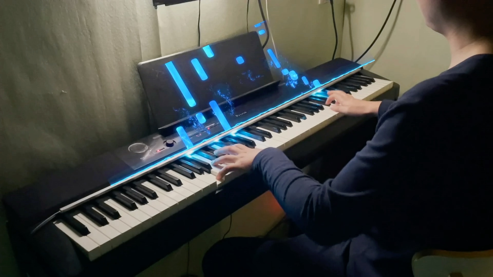 侧面特效钢琴制作