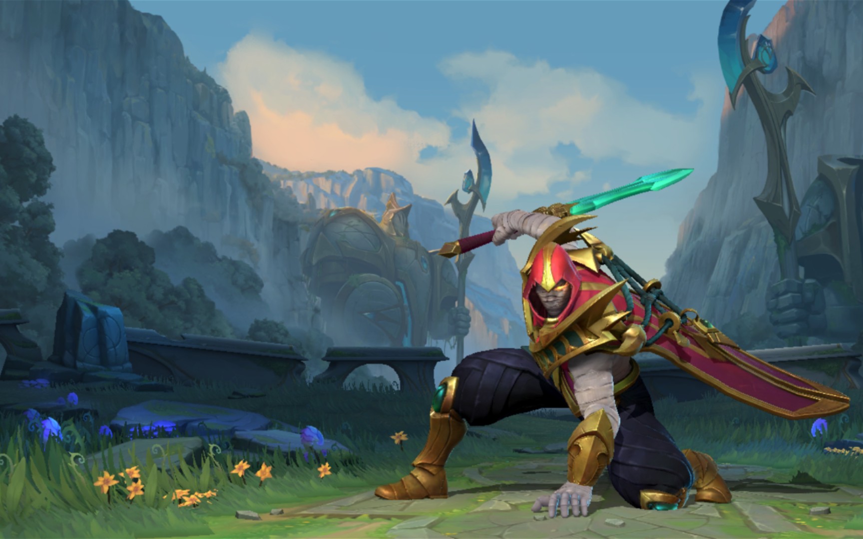 英雄联盟手游 派克 怨之沙 皮肤特效