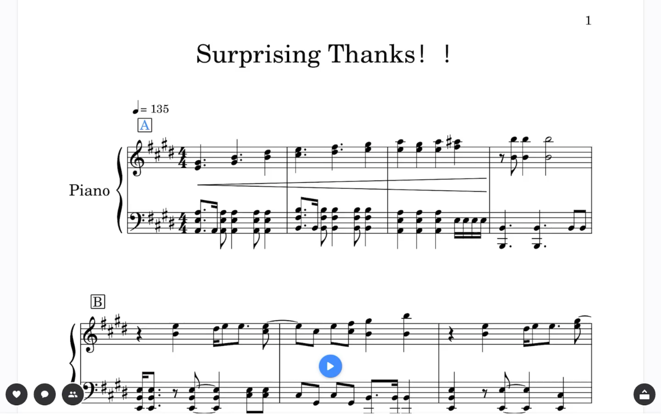 偶像梦幻祭surprisingthanks钢琴扒谱