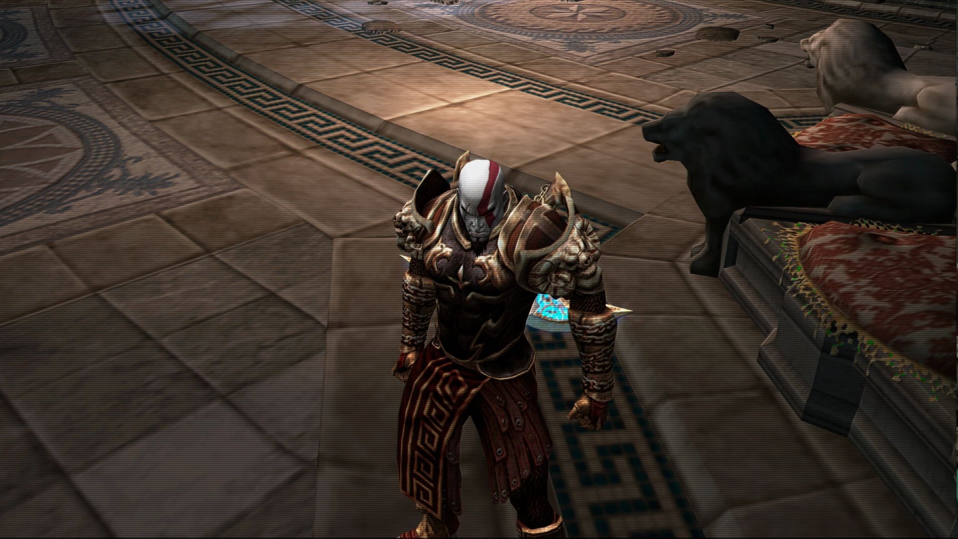 ps2版战神2滤镜增强效果