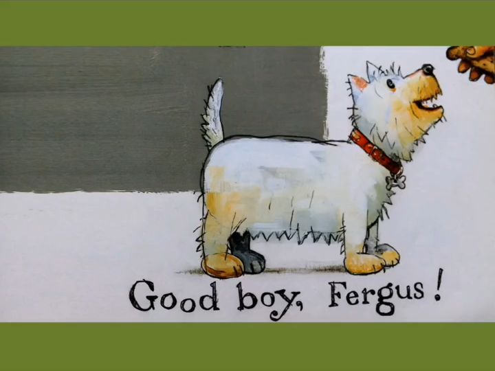 [图]Good Boy Fergus! 绘本 好孩子弗格斯#看动画学英语 #英语启蒙 #英语绘本 #英语 #趣味英语_7236507103488232744