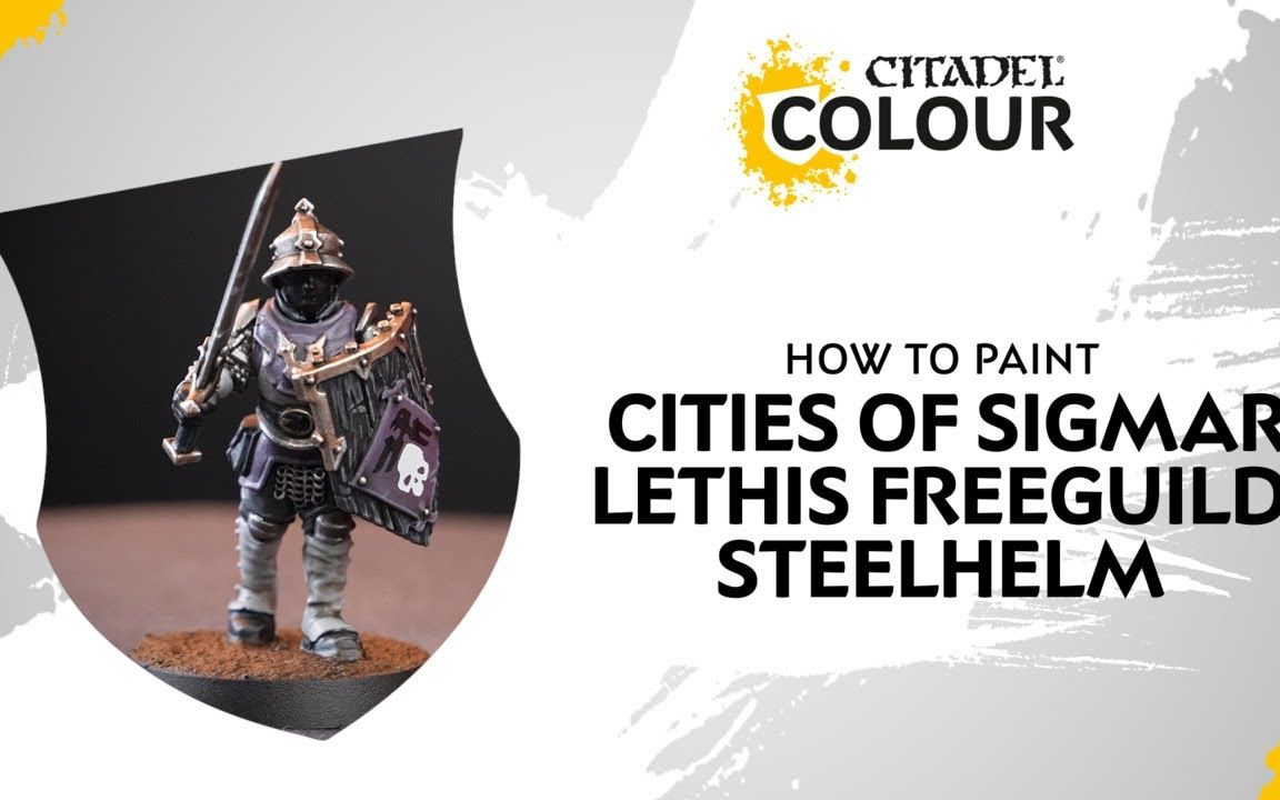 [图]【Warhammer】How To Paint_ Cities of Sigmar - Lethis Freeguild Steelhelm