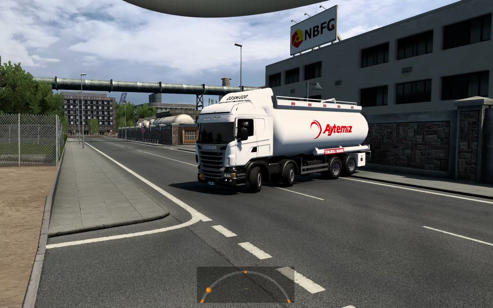 欧卡2mod:斯堪尼亚r440罐车 1.40