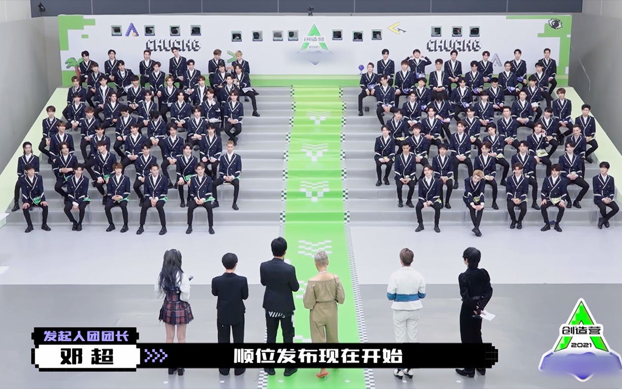 创造营2021第一次顺位发布预告公开