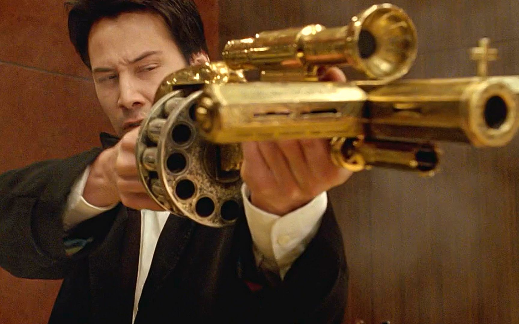 黄金霰弹枪威力十足,握在手中,走遍天下都不怕