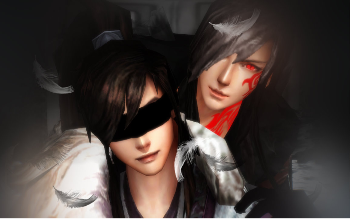 【剑网三/mmd】魔化少谷主和俺堕毛毛的unravel【莫毛】