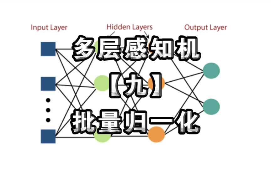 多层感知机【九】 批量归一化哔哩哔哩bilibili