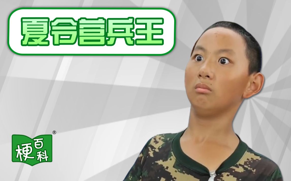【梗百科】夏令营兵王是啥梗？-梗百科-梗百科-哔哩哔哩视频