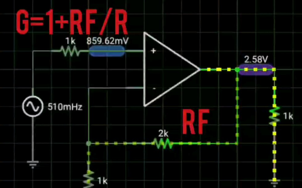 运算放大器增益计算哔哩哔哩bilibili