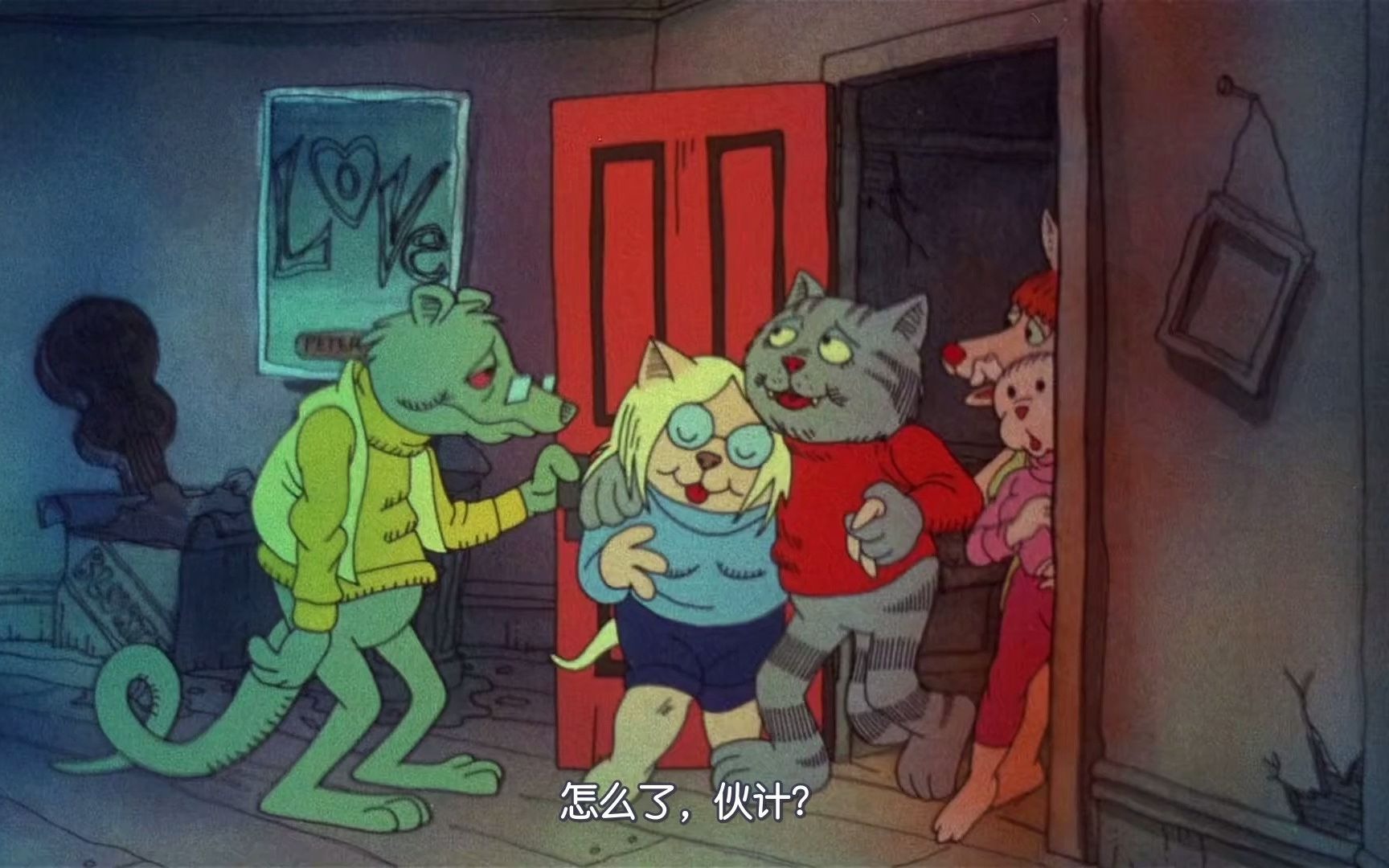 怪猫菲力兹1972片段1原创中文字幕cndisneynick