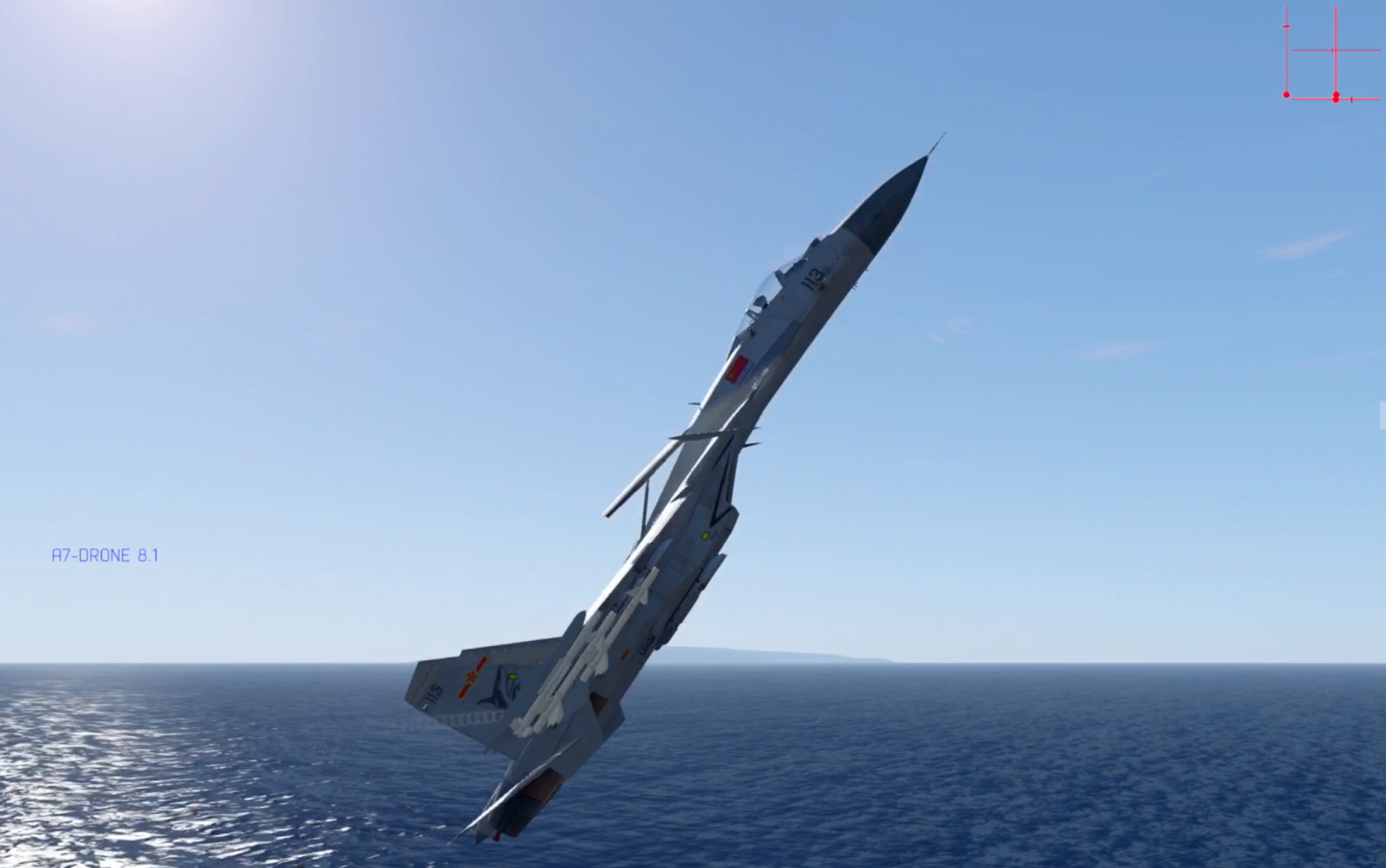 【航母起降hd】歼十五打干扰弹降落辽宁舰?