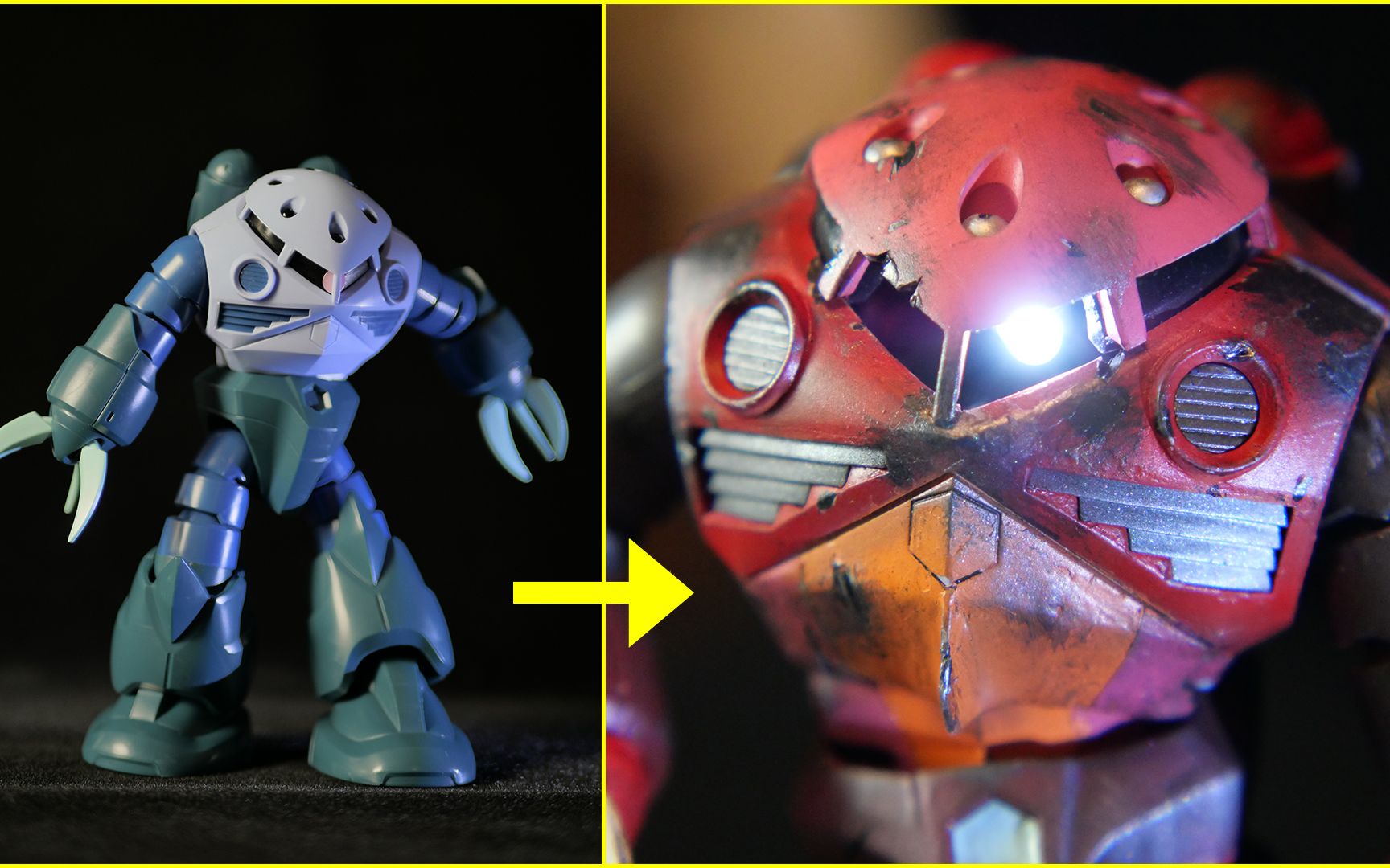 【模型日记#5】hg魔蟹改造做旧_哔哩哔哩 (゜-゜)つロ 干杯~-bilibili