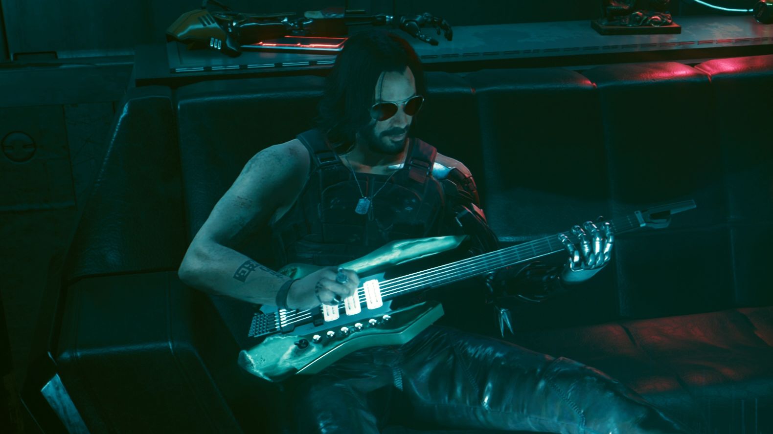 彩蛋房间 听强尼银手弹吉他♪