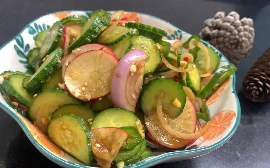 吃过这个拌三圈 你的黄瓜在也不拍了