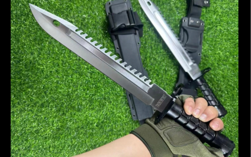 名刀鉴赏-加长版d80,k鞘,44公分完美长度