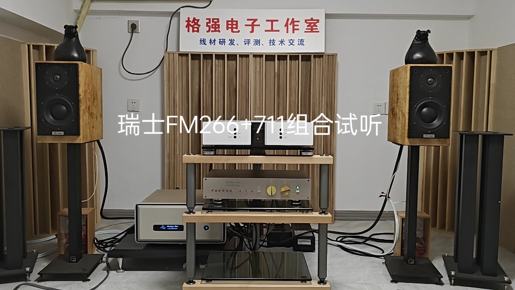 瑞士FM Acoustics FM266前级+FM711后级组合绝美音色小空间试听哔哩哔哩bilibili