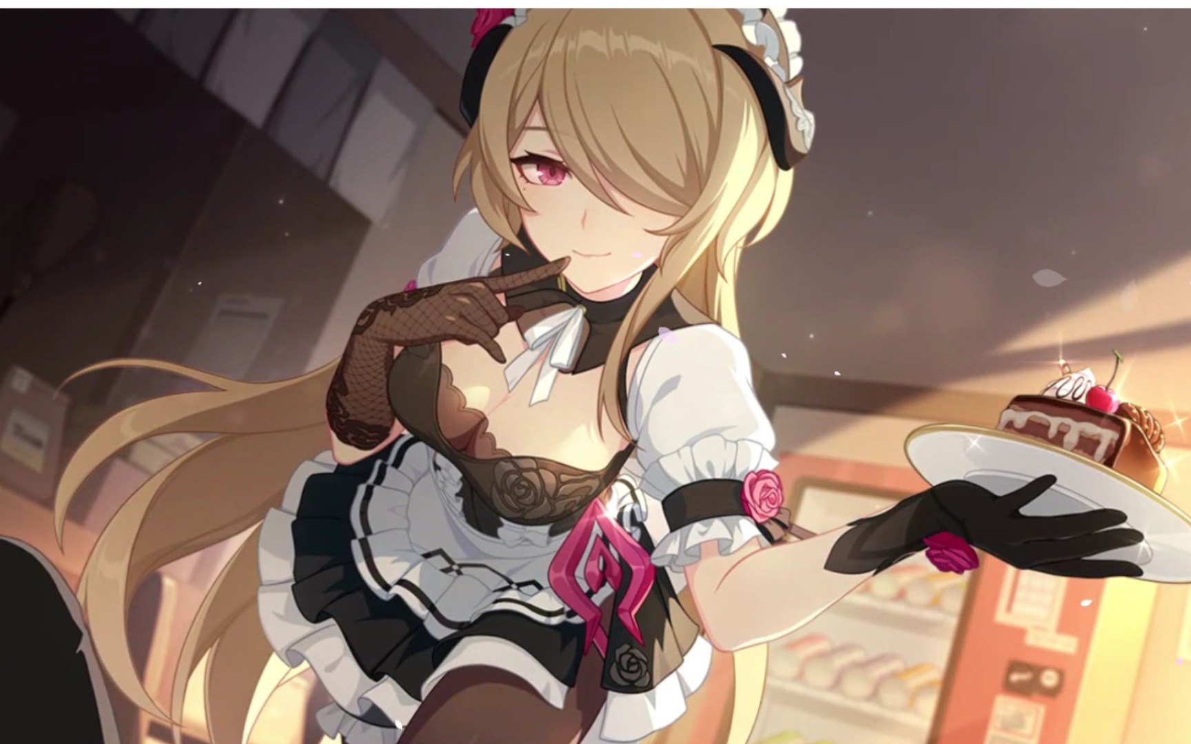 丽塔要求休伯利安舰长穿女仆装珍贵录像