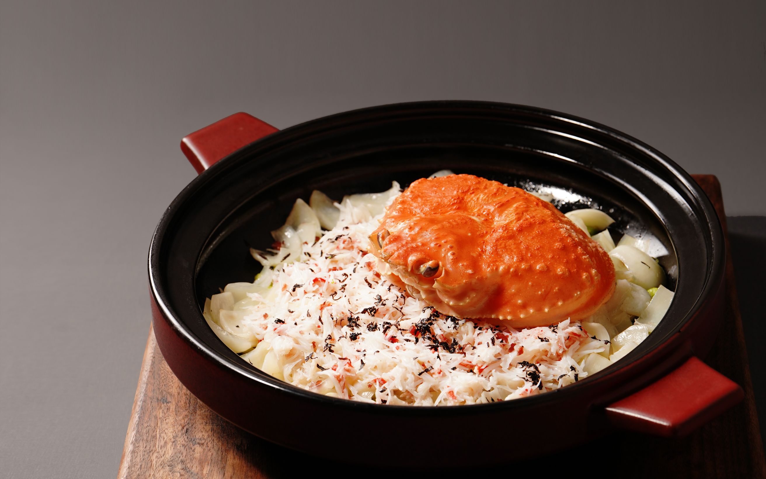 黑松露九年百合焗松叶蟹