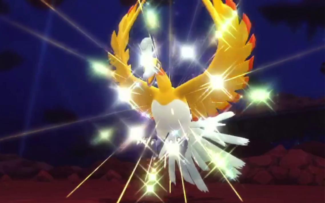 【宝可梦晶灿钻石】凤王闪了