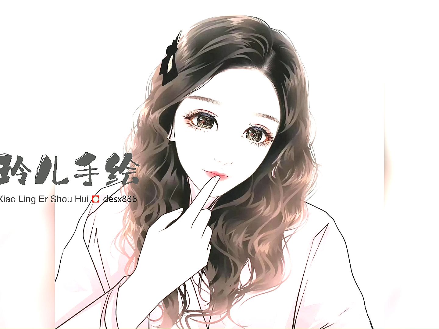 手帐人物简笔画可爱手绘,看了会脸红的禁欲系头像