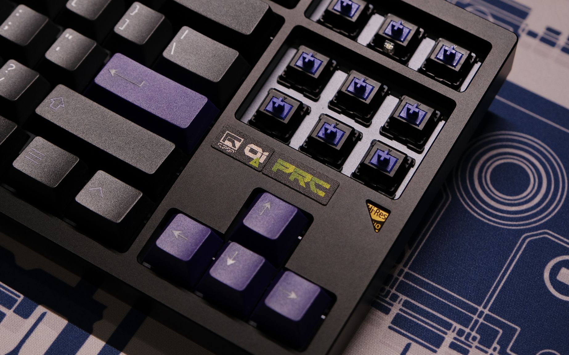 小黑紫键盘 | vertex angle80 r1 & pbtfans purpolch r2紫豆开箱 无