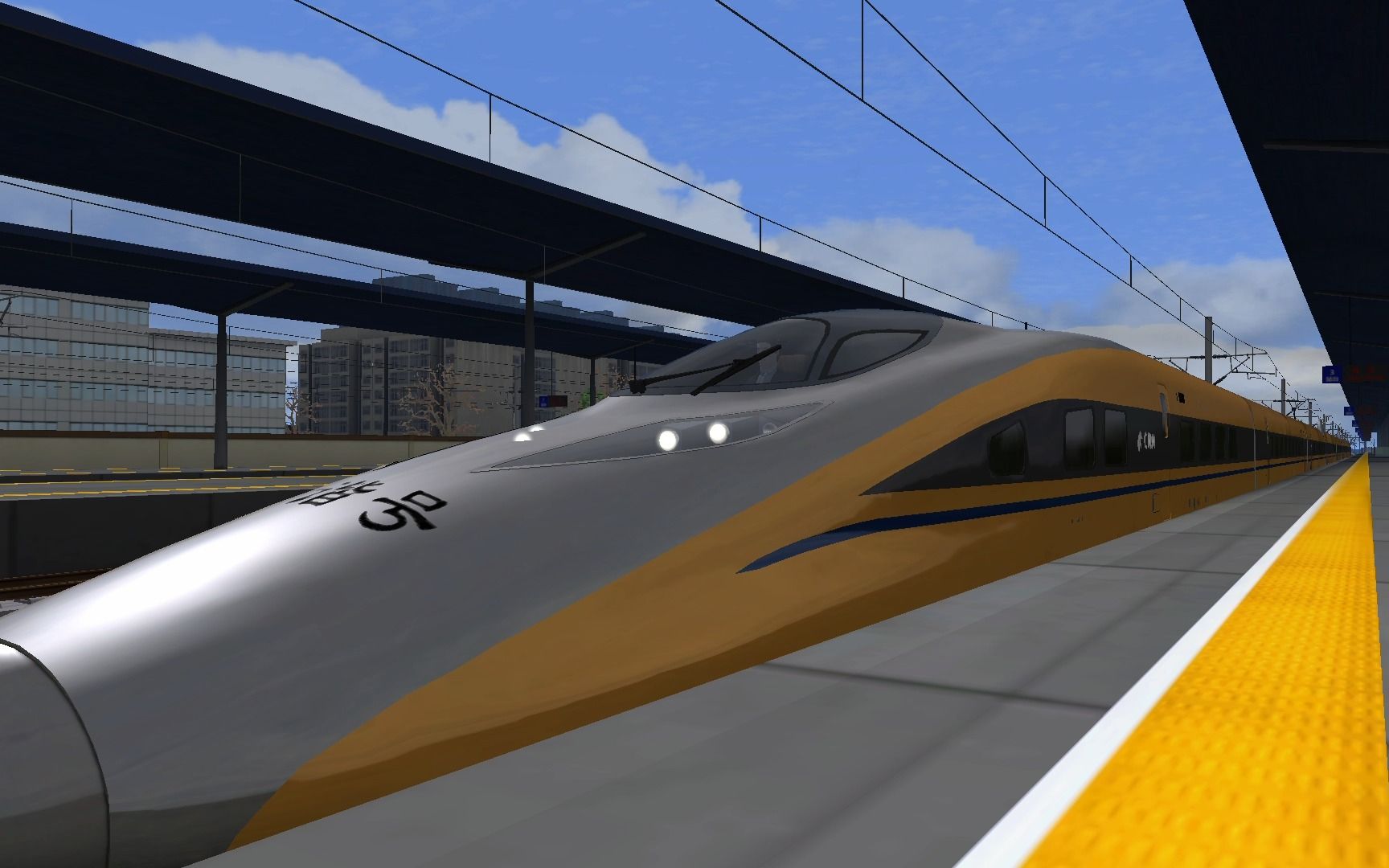 模拟火车tsc:开老鼠!crh380a测试车速度测试