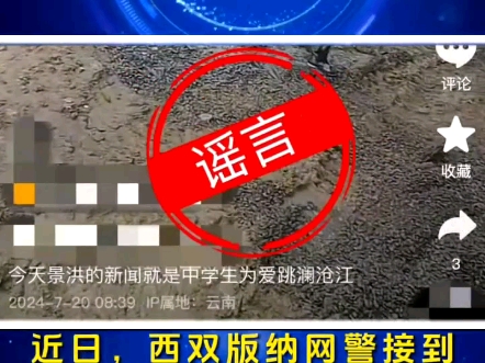 【造谣中学生为"爱"跳江自杀!罚】