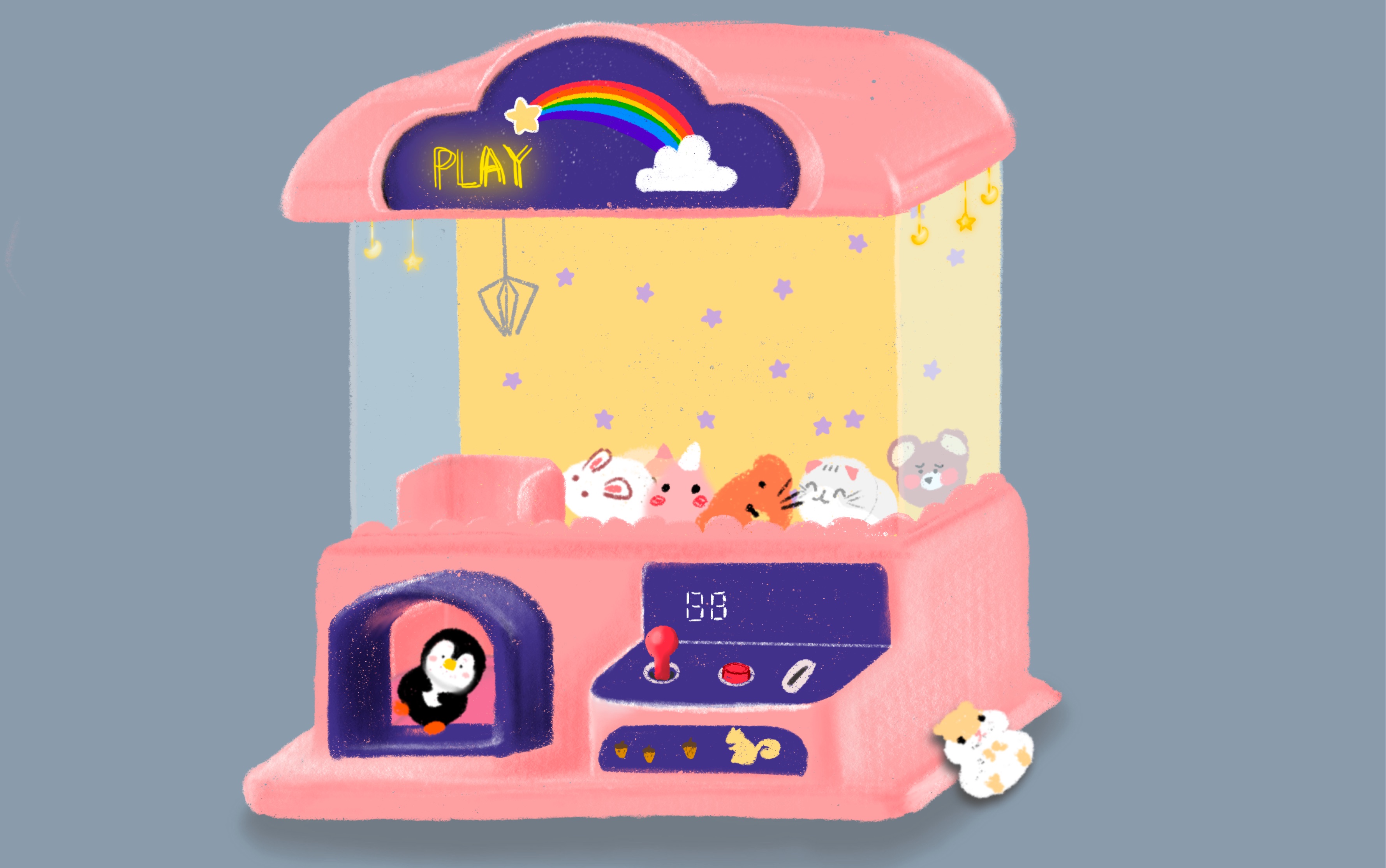 【procreate】ipad procreate逐帧动画_抓娃娃机