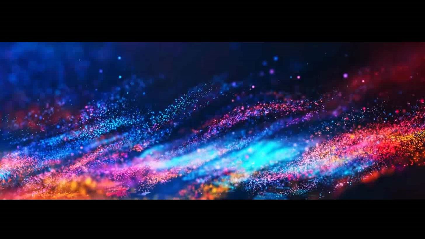 【双案例分享】ae后期动漫特效教程_彩粒子空间