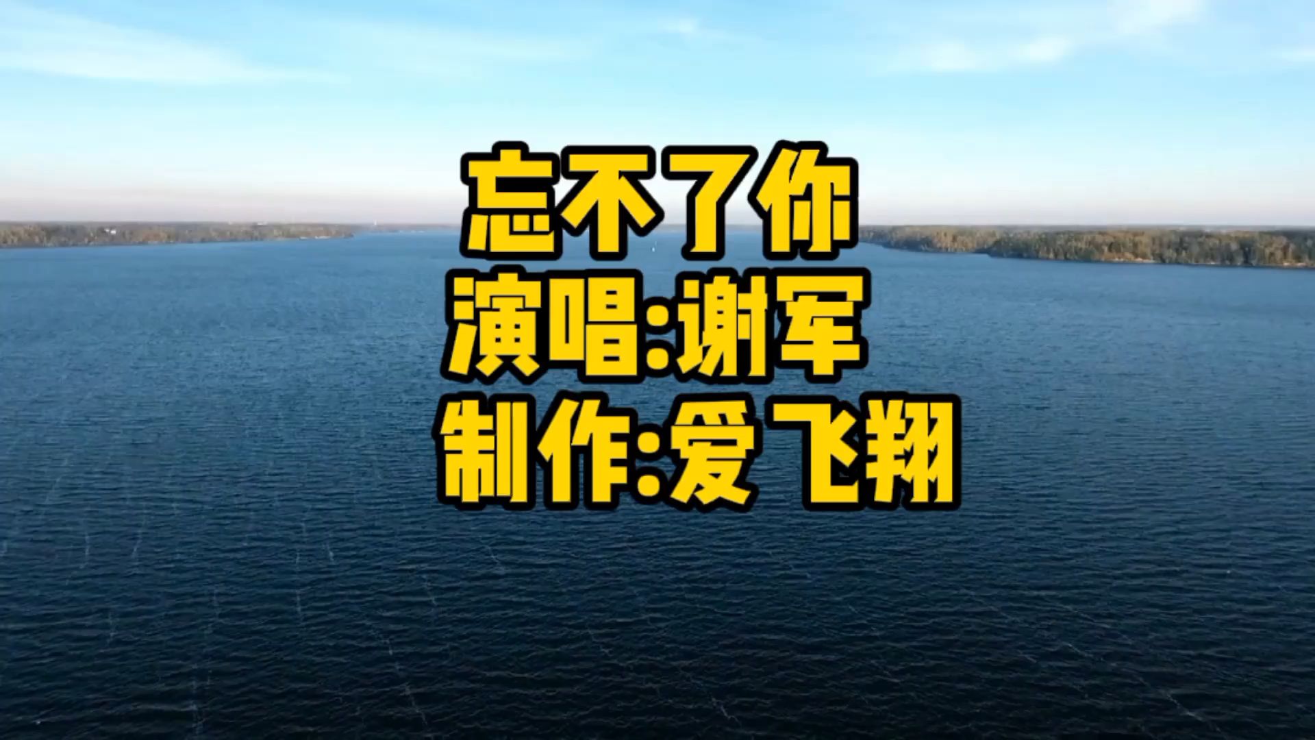 [图]谢军一首《忘不了你》你说爱我永不变，如今已成往昔