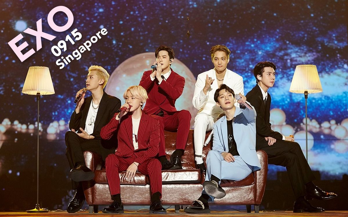 【exo】五巡新加坡场演唱会高清(?)饭拍现场!