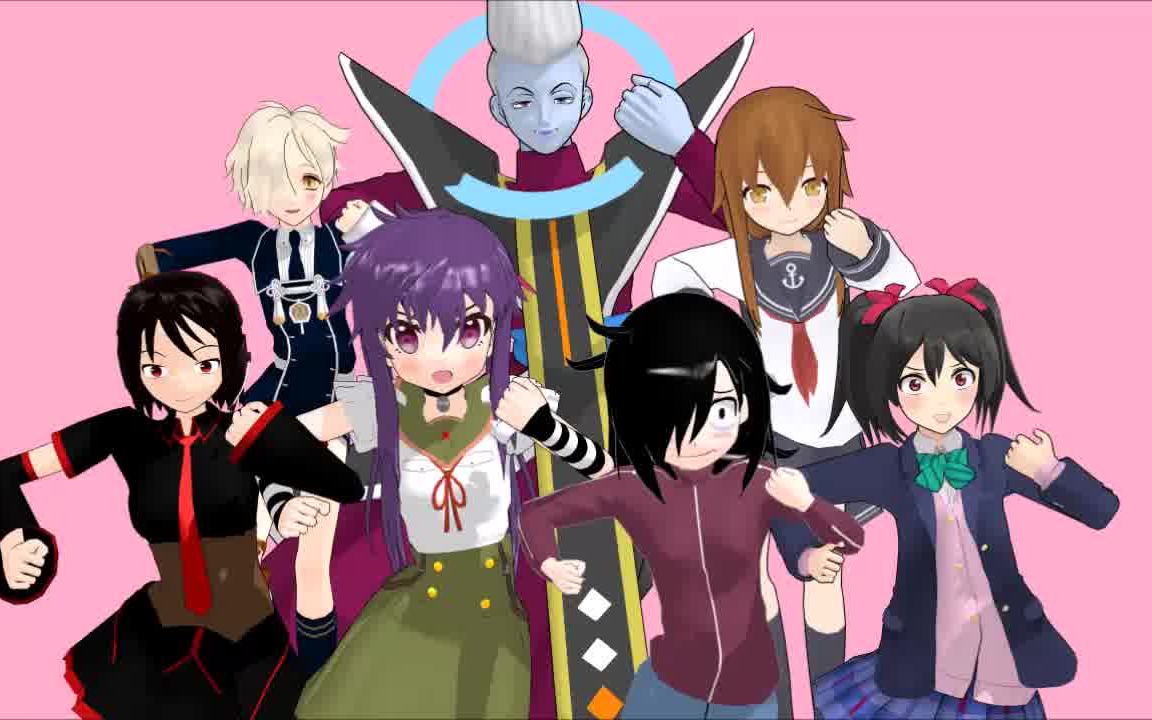 【mmd】日常部全员(ω)