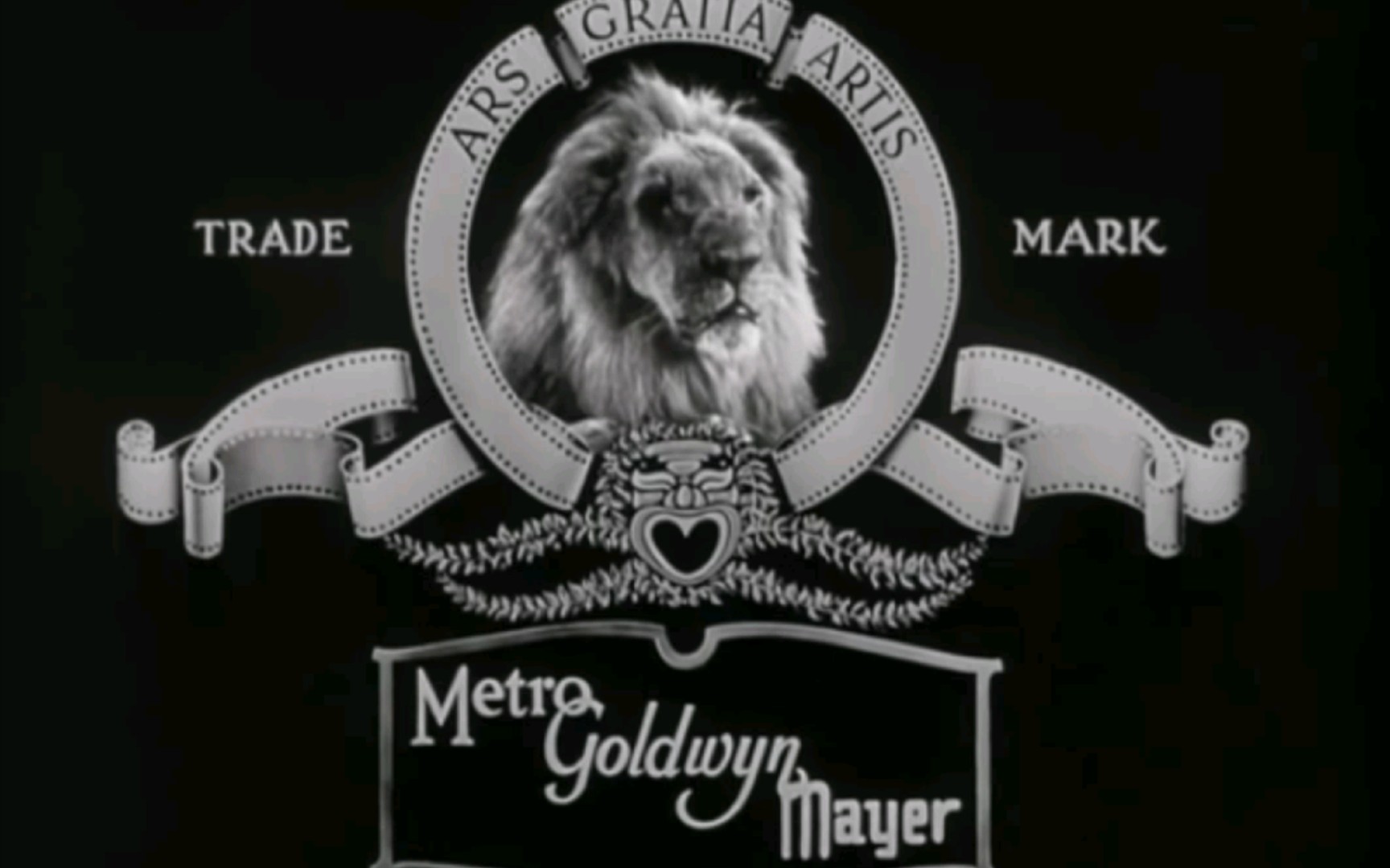 米高梅动画男子萌萌哒博物馆片头曲狮子(1928-1953年作)黑白卡通电影