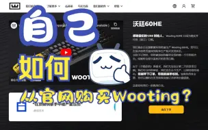 Download Video: 自己如何从官网购买Wooting？？？