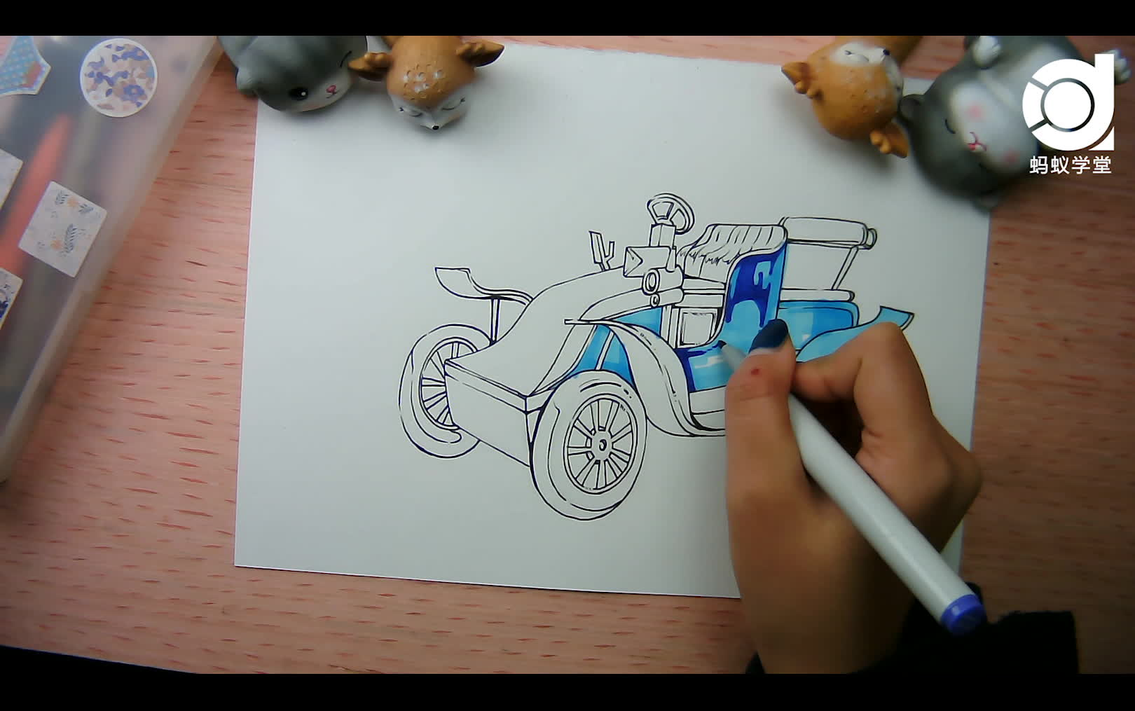 活动  【济南蚂蚁学堂】天美设计 马克笔 车(彩马教程系列)