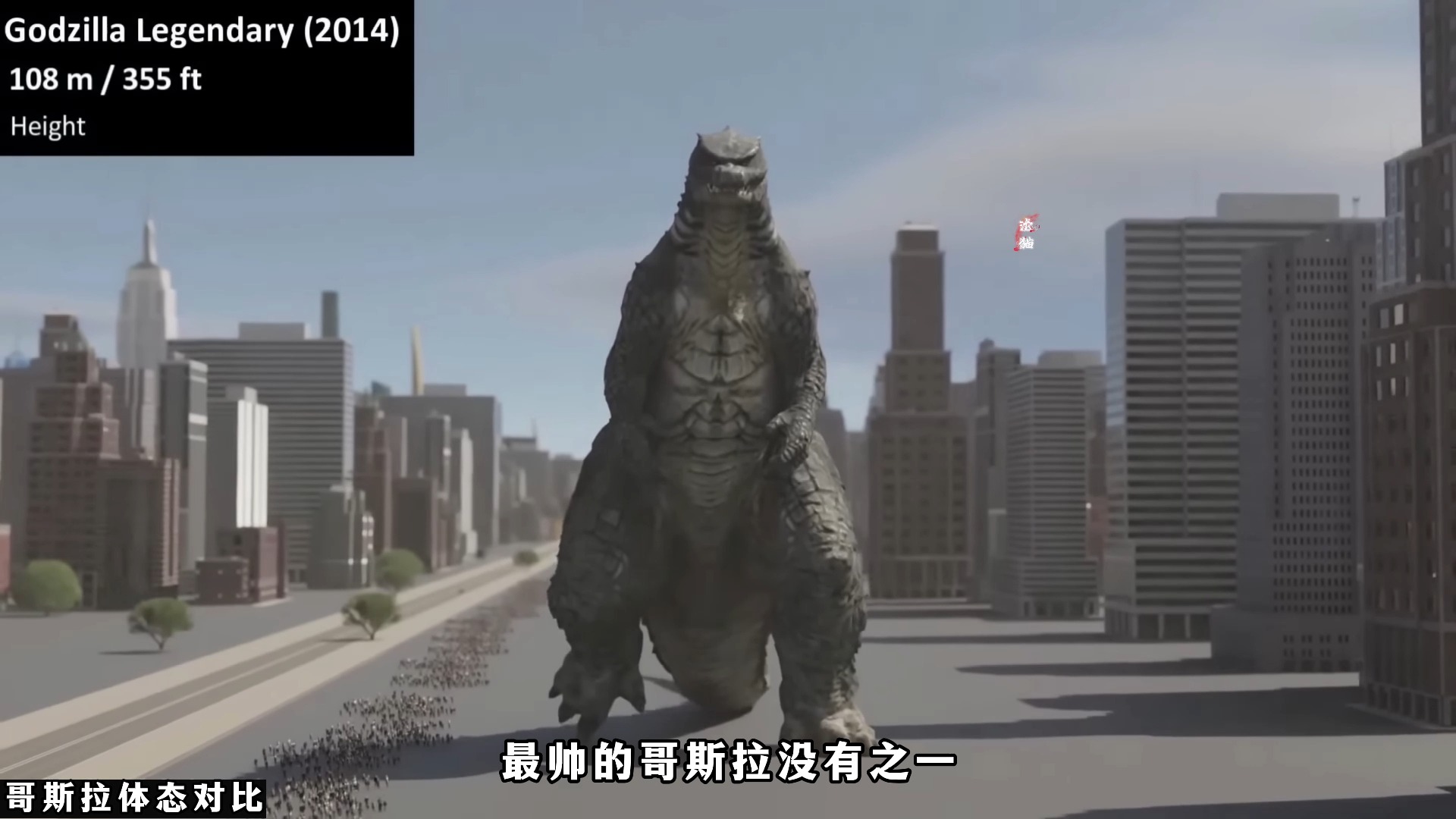 所有哥斯拉3d形态对比
